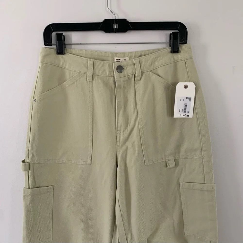 Billabong Leia Cargo Carpenter Wide Leg Pants Size 26